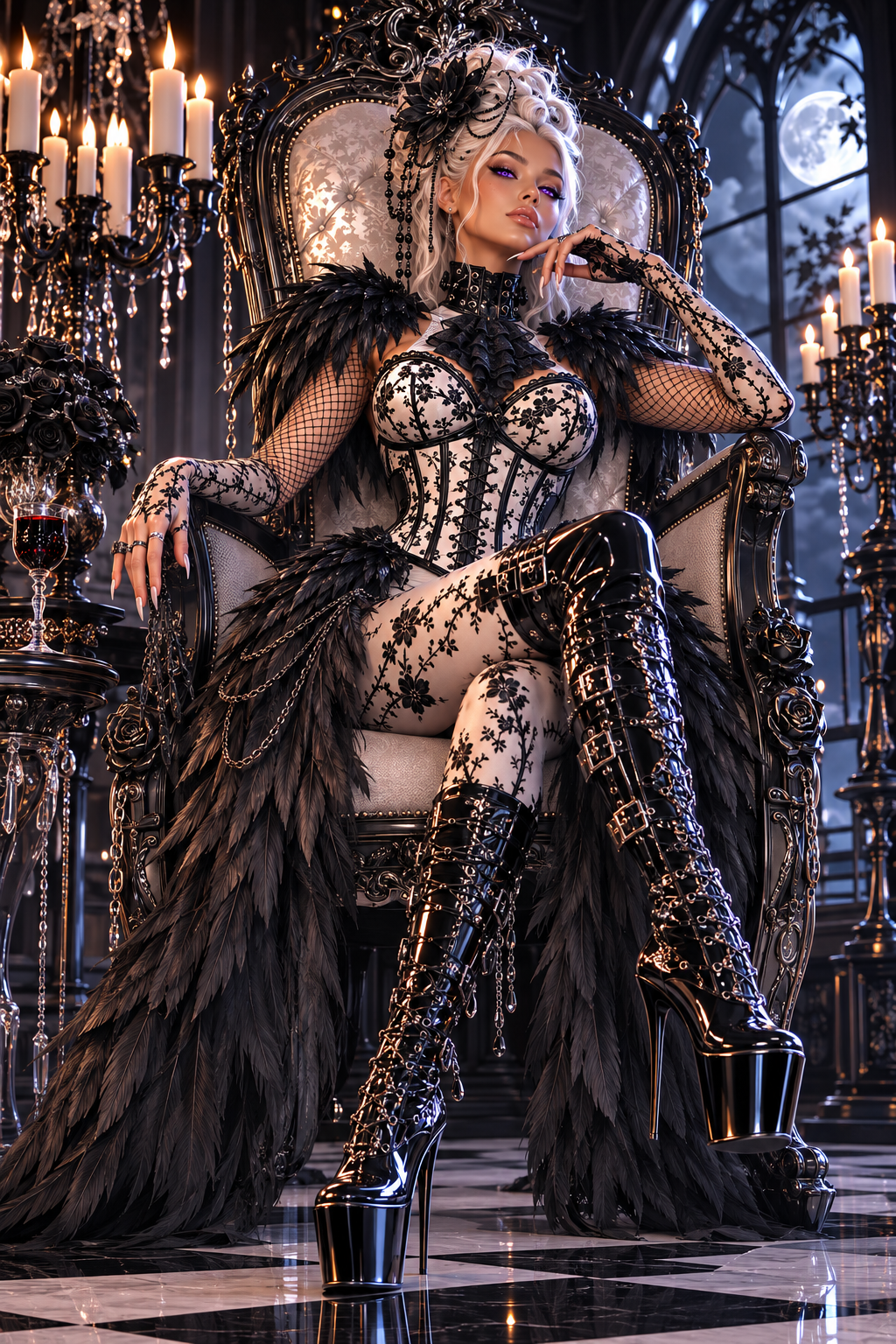 Gothic dance choreography by ToonSami Studios